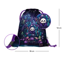 BAAGL SADA 3 Ergo Jungle Panda: aktovka, peračník, vrecko (12)