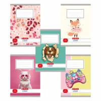 Herlitz Zošit 523, A5/20 listov, linajkový, dievčenský motív