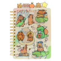 Detský zápisník so špirálou, 120 listov - Capybara (mix dizajnov) (4)