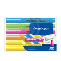 Zvýrazňovač CENTROPEN 8552 sada, 5+1