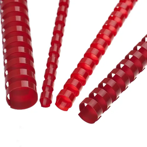 Hrebene plastové 8 mm červené