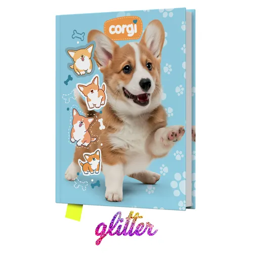 Pamätník 14x18 cm, 80 list. čistý - Corgi