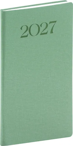 NOTIQUE Vreckový diár Biella 2027, 9 x 15,5 cm, výber z variant