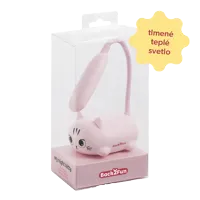 Miquelrius B2F - LED lampička, Night Kitty , teplé svetlo, USB napájanie, ružová (1)