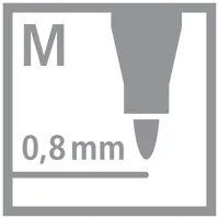 Liner medium STABILO dr!ver 0,8 mm - sada 4 farby (7)