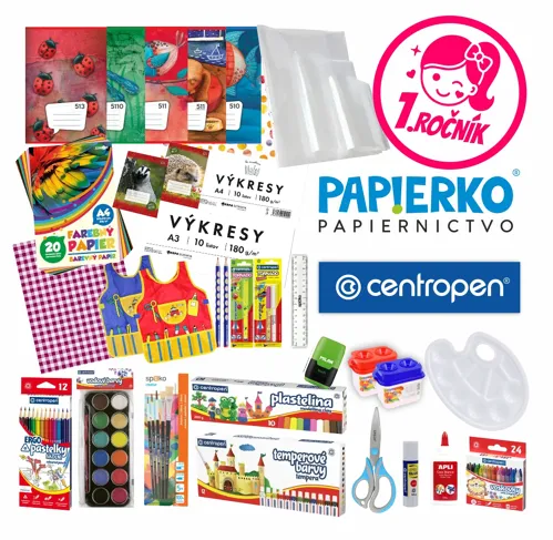 PAPIERKO Centropen univerzálny balíček školských potrieb / 1.ročník