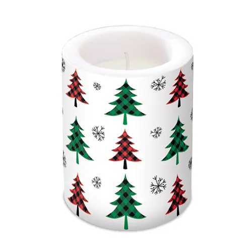 Sviečka Christmas Tree Check