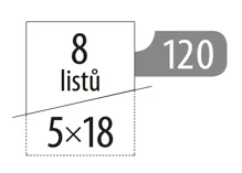 DAHLE skartovačka PaperSAFE® 120, 8 listov, 5 x 18 mm, 12 l (9)