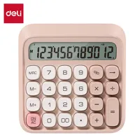 Deli, Kalkulačka EM36, 12 číslic, ružová