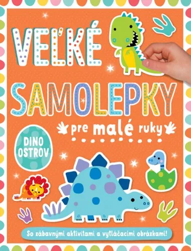 Dino ostrov - Veľké samolepky pre malé ruky