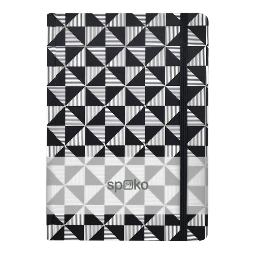 Spoko zápisník, Linear I (mozaika), A5, 75 g, 96 strán, linajkový