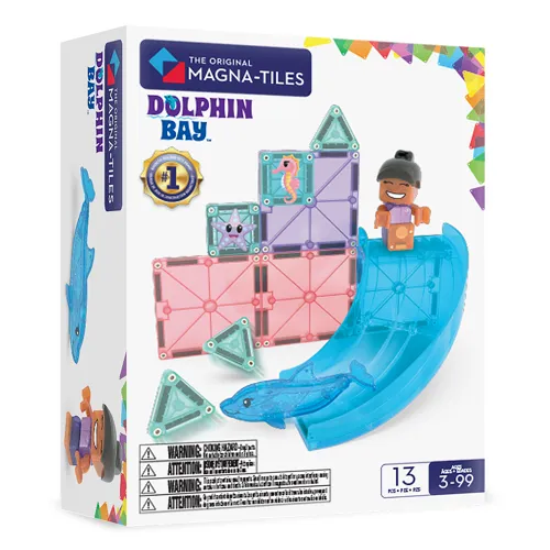 MAGNA TILES - Magnetická stavebnica Dolphin Bay 13 dielov