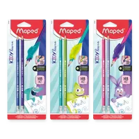 Grafitová ceruzka Maped Kidy Learn Finger Guide - 2 ks, tvrdosť HB + ergonomický úchop