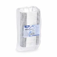 Miska Alu hranatá 250 ml (130x103x43 mm) 100 ks (1)