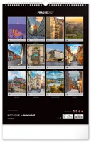 NOTIQUE Nástenný kalendár Praha CZ 2027, 33 x 46 cm (13)