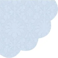 Obrúsky PAW R 32 cm Inspiration Perforated Light Blue