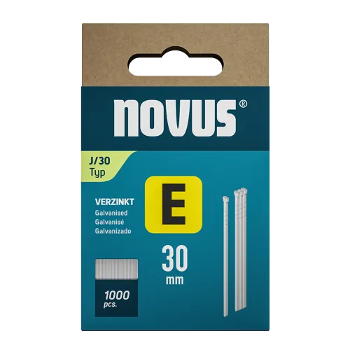 NOVUS klince typ E, J/30 mm, 1000 ks