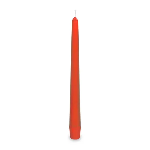 Sviečka kónická 245 mm, červená (10 ks v bal.)