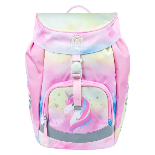 BAAGL Školský batoh Airy Rainbow Unicorn