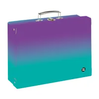 Kufrík lamino hranatý A4 OXY Ombre Purple-blue