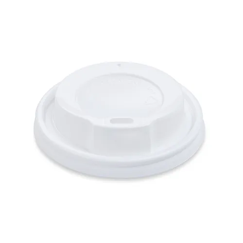 Viečko vypuklé biele pre papierové poháre O 80 mm (100 ks)