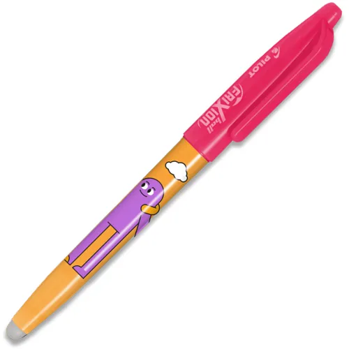Pilot, gumovací gelový roller FriXion Ball, Best Friends, 0.7 mm, (M) stredný hrot, modrá náplň