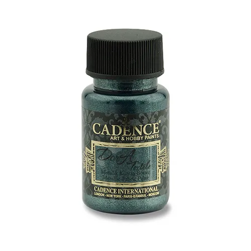 Textilná farba Cadence, metal. petrolejová, 50 ml