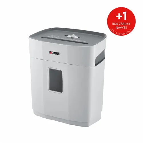 DAHLE skartovačka PaperSAFE® 100, 5 listov, 5 x 18 mm, 12 l