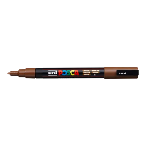 POSCA PC-3M univerzálny akrylový popisovač, 0,9-1,3mm, hnedá