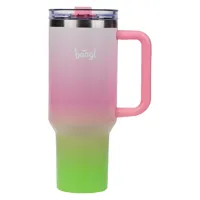 BAAGL B-Cup Strawberry Matcha, ( maxi termohrnček so slamkou ), 1180 ml (1)