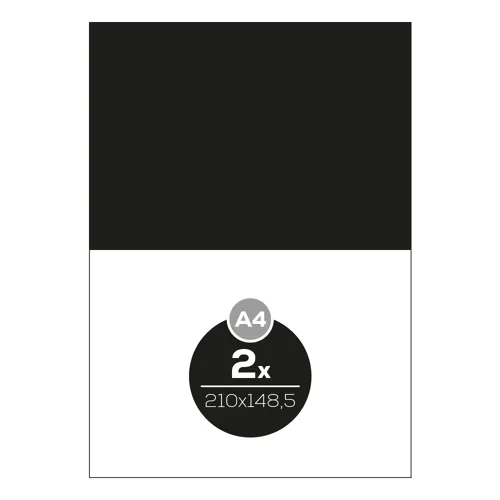 Etikety PRINT A4/100 ks, 210x148,5 - 2 etikety, biele