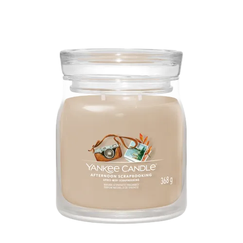 Sviečka Yankee Candle - AFTERNOON SCRAPBOOKING, stredná