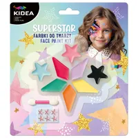 Farby na tvár SUPERSTAR - 8 farieb + aplikátor (sada)