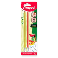 Grafitová ceruzka Maped Kidy Learn Grip - 2 ks, tvrdosť HB