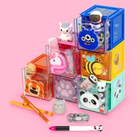 Legami Stohovateľný box na stôl Cutie Cubes - Mačka (5)