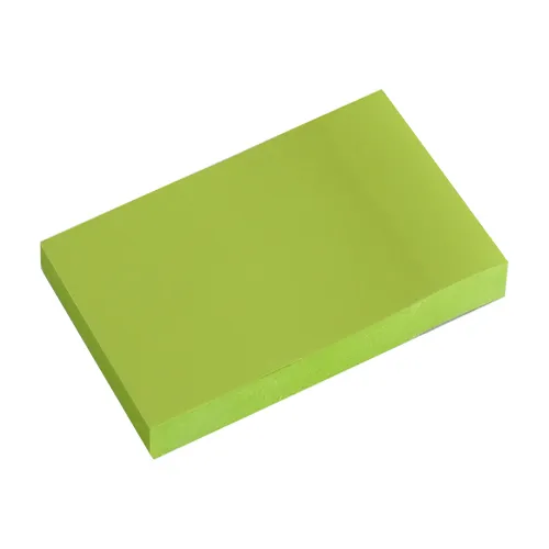 Blok lepiaci NEON 50 x 76 mm - zelený