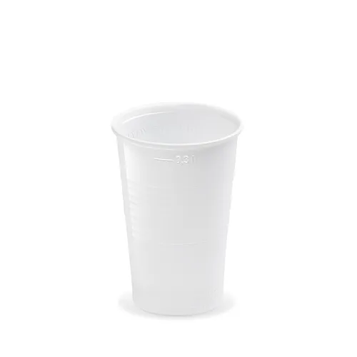 Pohár biely 0,3 l (PP), 10 ks