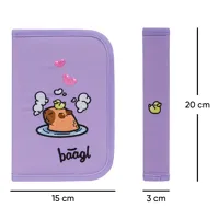 BAAGL SADA 3 Zippy Kapybara: aktovka, peračník, vrecko (12)
