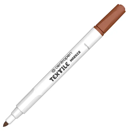 Popisovač CENTROPEN 2739 Textile - hnedý
