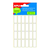 APLI samolepiace etikety, 12 × 30 mm, biele