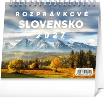 NOTIQUE Stolový kalendár  2027, 16,5 x 13 cm, výber z motívov