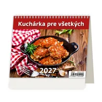Stolový kalendár 2027 MiniMax Kuchárka pre všetkých
