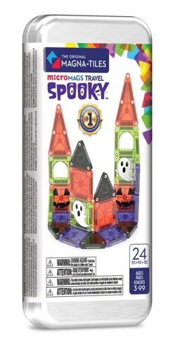 MAGNA TILES - Magnetická stavebnica microMAGS Spooky Travel Set 24 dielov
