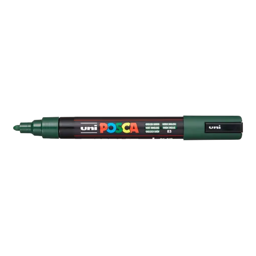 POSCA PC-5M univerzálny akrylový popisovač, 2,5mm, anglická  zelená
