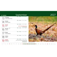 Stolový kalendár 2027 Poľovnícky kalendár (1)