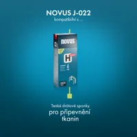 NOVUS kladivová sponkovačka J-022, mechanická, typ sponiek H (10)