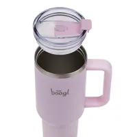 BAAGL B-Cup Pink, ( maxi termohrnček so slamkou ), 1180 ml (3)
