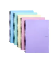 Špirálový  blok linajkový, 60 listov PP PASTELINI, výber z variant