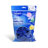 Balón M 25 cm, tmavo modrý /100 ks/ (1)