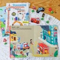 Hrajeme si se samolepkami - Staveniště (4)